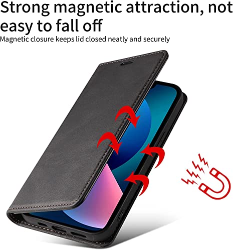 Étui iPhone 13 Mini en cuir pour visionner vos vidéos les mains libres