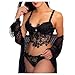 Black Women Lace Matching Going Out Lingeries Underwear Sets for Women Slip Bodycon Sexy Fishnet Triangle Two Piece Low Rise Sets 2026 Clothing Fashion XL