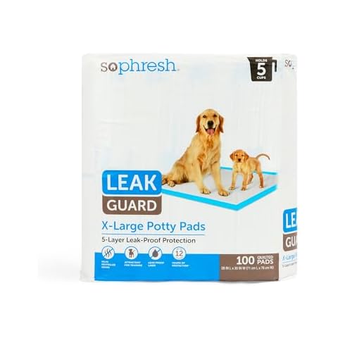 So Phresh X-Large Leak Guard Quilted Potty Pads, Count of 100 Cover