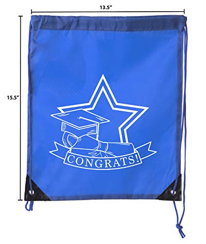 Senior Graduation Drawstring Backpacks Personalized Party Favor Cinch Bags - Congrats Star2