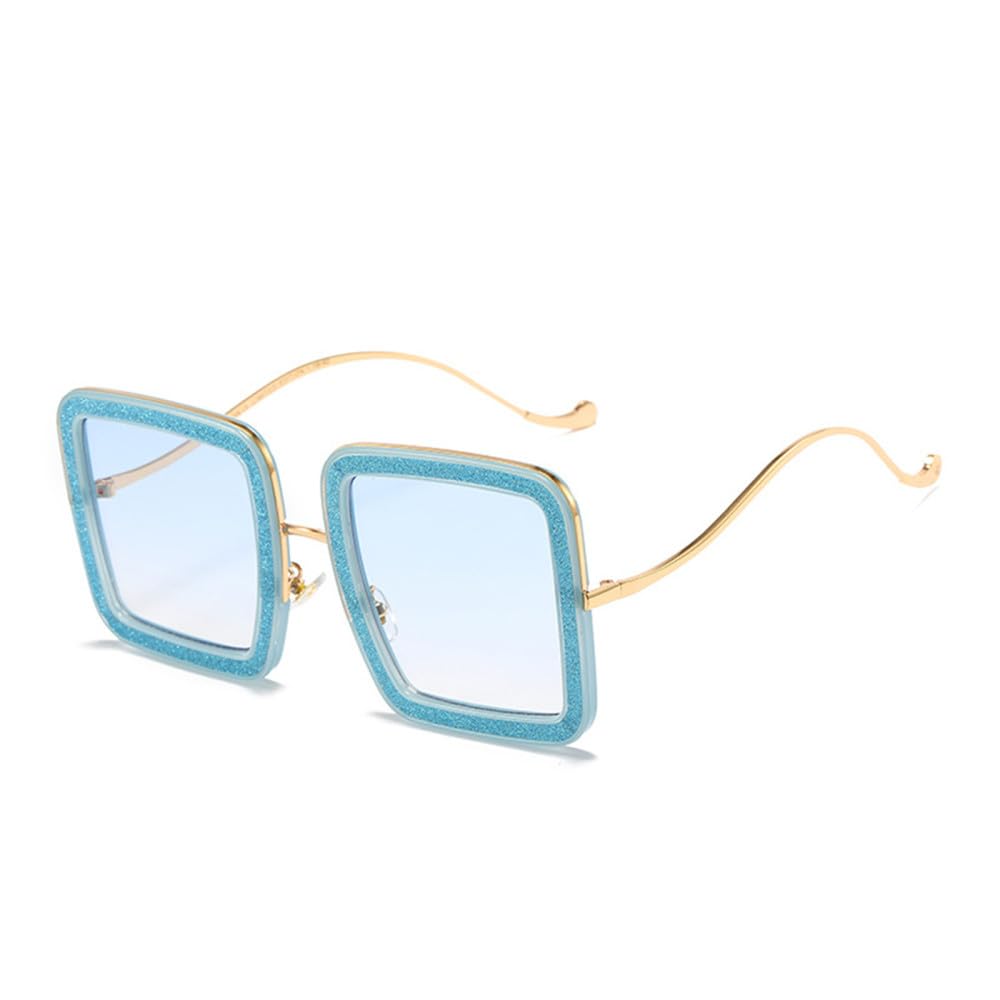 Sonnenbrille Damen farbig schwarz übergroße Sonnenbrille Herren UV400 Tönung Shades Brillen