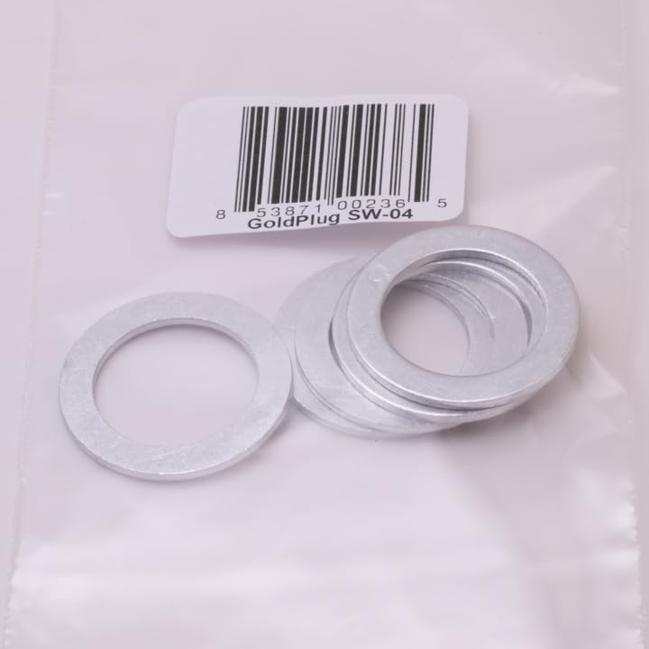 Image of GoldPlug SW-04 | Made in USA | Aluminum Crush Washer | 20mm - 5-Pack |
