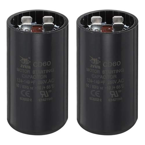 Condensateur CD60 250 VAC pour moteur de ventilateur et pompe de puits 124-149 Mfd