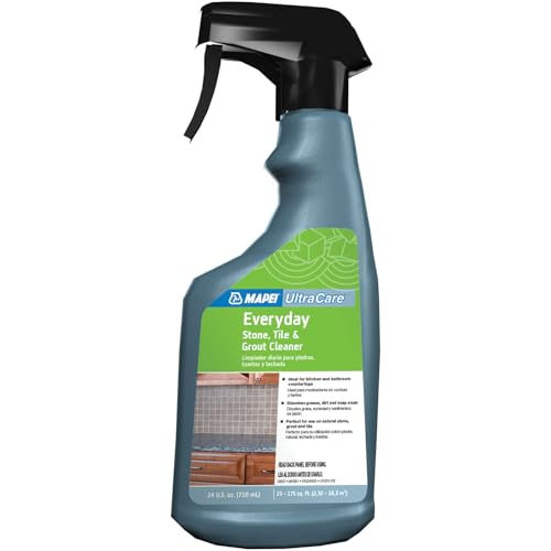 Mapei UltraCare Everyday Stone, Tile & Grout Cleaner, 24 oz Bottle, Daily Use Formula for Safe and Effective Cleaning