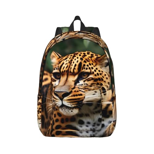 Sac à dos de voyage léger léopard pour soulager le dos en randonnée et extérieur