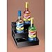 Cal-Mil 677 Flavored Syrup Bottle Organizer, 3 Tiers, Black