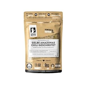 Bremer Gewürzhandel Amazonas Chili, geschrotet, gelbe Chili Flocken, 40g