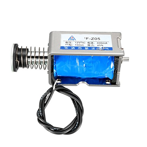 Électroaimant solénoïde CC 12V 45N actionneur linéaire 10mm