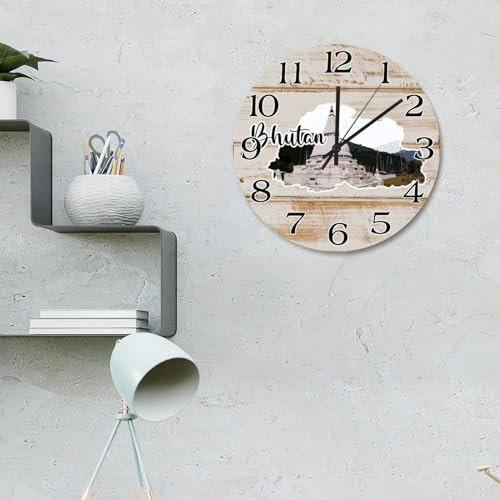 Horloge murale grand format 38 cm pour décorer un mur vide facilement
