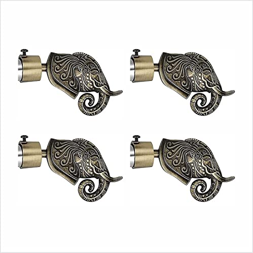 GLOXY ENTERPRISE Aluminium Antique Finish Curtain Brackets Parda Holder/Curtain Holders and 1 Inch Rod Support Fittings (Pair of 2) (B09RFBWJ3P) Amazon Price History, Amazon Price Tracker