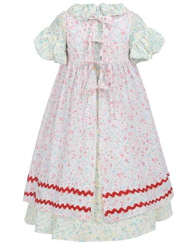 Disfraz Colonial Para Niñas CR ROLECOS Verde XL miniatura 2