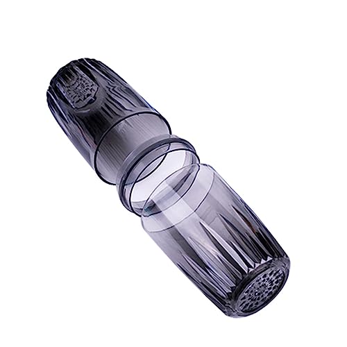 PartyKindom 1Pc Portable Toothbrush Case Travel Wash Cup with Creative Transparent Design Compact Personal Care Storage Box for Trips and Students