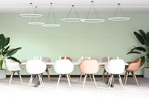 Very Berry Sticker Wood Peel and Stick Wallpaper (19.6" x 118", Light Texture, Mint) Waterproof and Easy to Clean Self-Adhesive Film for Any Surfaces and Furnitures