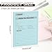 PATIKIL 3 Pack While You were Out Message Pad, 4.25 x 5.5 Sticky Notes Notepads 50 Sheets Per Pad Memo Phone Message Pads for Office, Blue