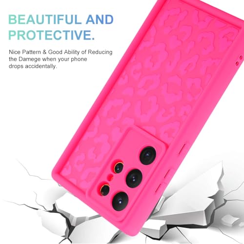 Image of Compatible with Samsung Galaxy S24 Ultra Case, Hot Pink