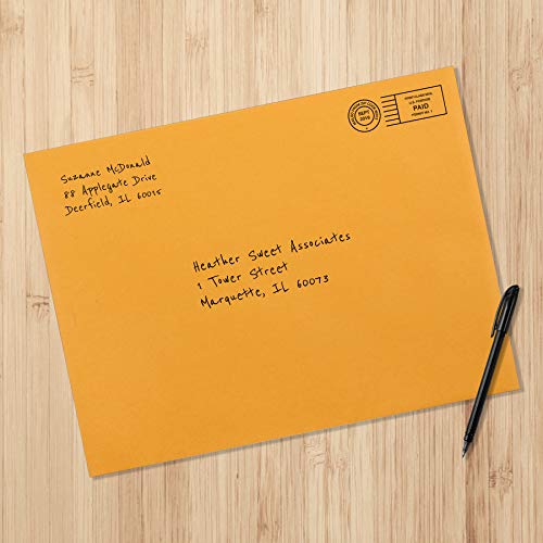 Amazon Basics Clasp Kraft Envelopes, Gummed Mailing Envelope, 10 x 13 inch, 100-Pack
