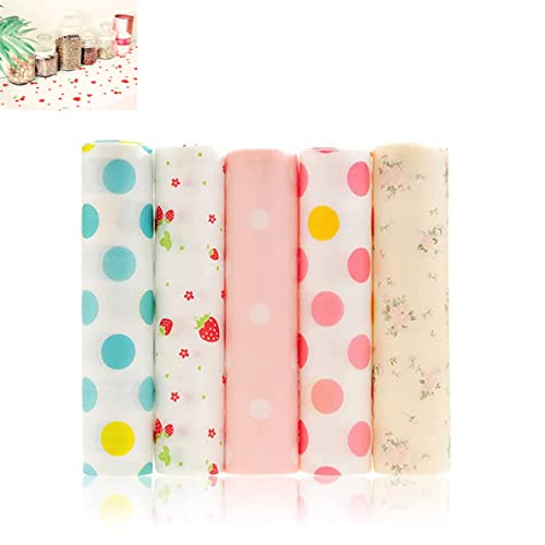 Revestimiento para Estantes, 5 Rollos PET Cubre Cajones Cocina Cover