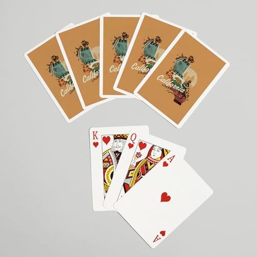 Baraja de Poker Livermore California, 52 naipes miniatura 7