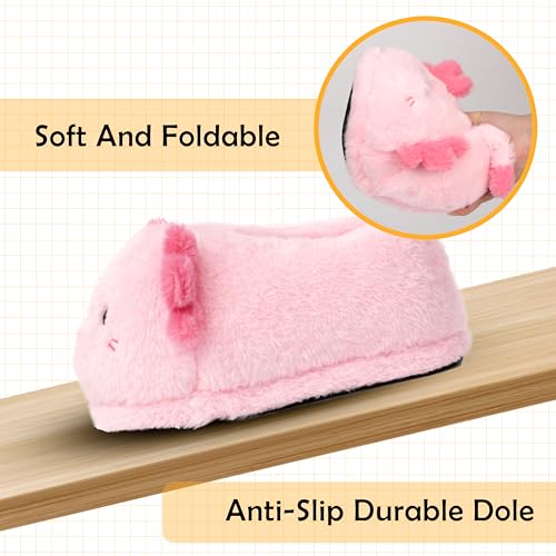 Image of Women Animal Slippers Cute Plush House Shoes Warm Novelty Cartoon | Slippers Gifts for Birthday Christmas