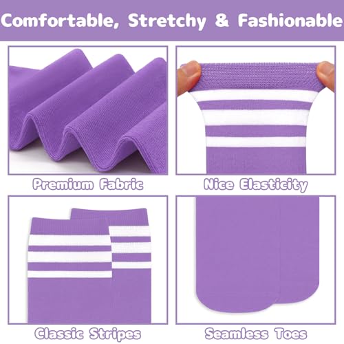 Olreco 3 Pack Toddler Soccer Socks Kids Baseball Socks Boys Girls Softball Sock Youth Football Sock Athletic Accessories3