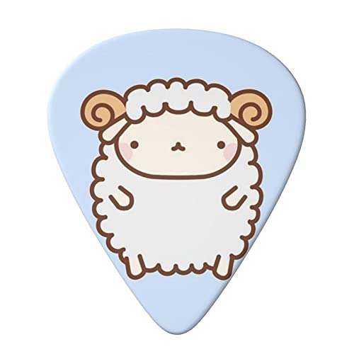 ASDTEHCY Lot de 6 médiators en celluloïd – Mouton mignon – Fin, moyen et lourd – Pour guitares acoustiques électriques… - Les Beatles, Paul McCartney, John Lennon, RIngo Starr, George Harrison ASDTEHCY Lot de 6 médiators en celluloïd - Mouton mignon - Fin, moyen et lourd - Pour guitares acoustiques électriques… – Image 4