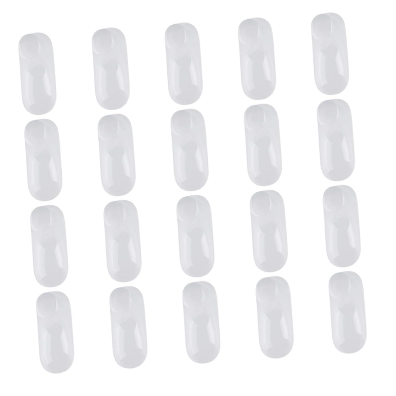 Garneck Baby Socks Display Stand 20 Pairs of Plastic Toddler Feet Holder Shoe Trees Bulk Baby Shoes Display Holders