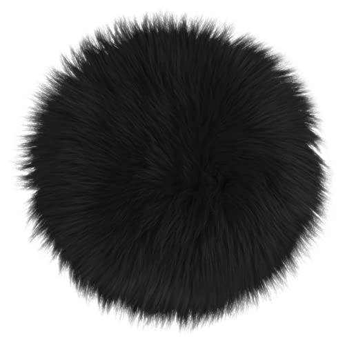 Sibba Flauschiger Teppich Stuhl 30 cm Rund Flauschiges...