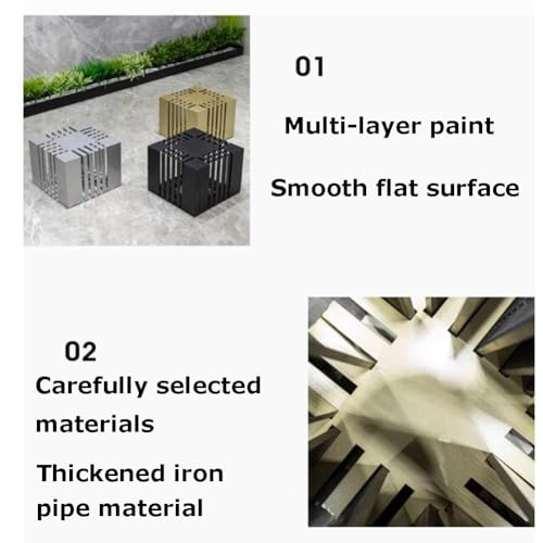 Présentoir à carreaux métal doré grand format support échantillons - 4