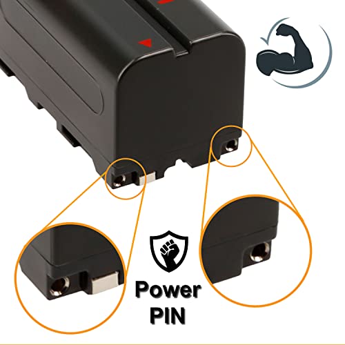 Batería NP-F770 4400mAh soluciona los cortes de energía 3