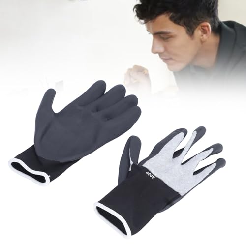 Luvas Isoladas para Eletricista 400V de Borracha Resistente a Alta Tensão Antiderrapante L, Luvas de