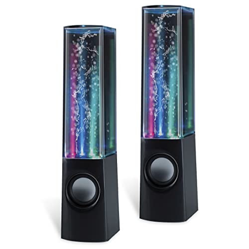 Haut-parleur avec LED Fontaine Dancing Colonne d'eau USB Speaker musique Boîtes