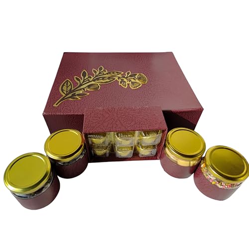 Image of NUTRI MIRACLE Bhaidooj Gifting Hamper for Bhaiya with Tilak Set | Bhaiya dooj Gift for Brother