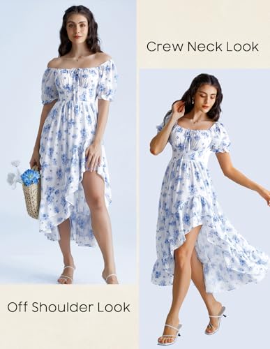 Image of Scarlet Darkness Corset Dresses for Women Summer 2026 Floral Wedding Guest Chiffon Sundress