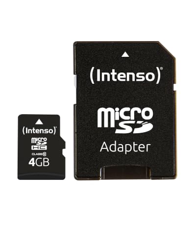 Image of Intenso 3413450 Class 10 Micro SD Card With Adapter