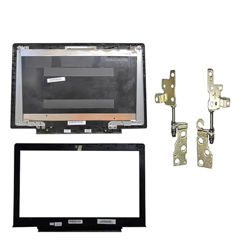 Laptop Parts LCD Back Cover Rear Lid + Bezel Cover + Hinges for 700-15 700-15ISK 700-151SK Black