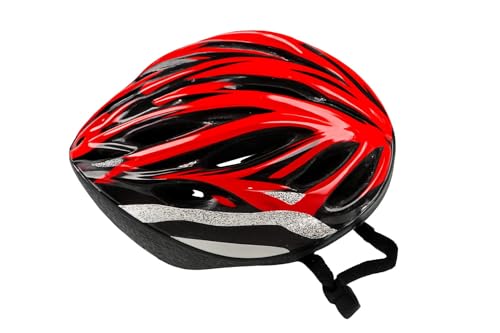 Image of Light Weight Bicycle /Bike Helmet with Flexible Padding for Kids and Adults, Adjustable Size, for Road & Mountain Cycling /Skating