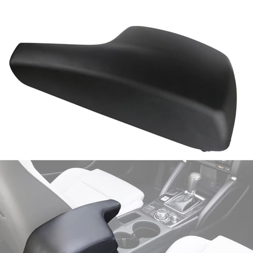 Rear Console Lid is Loose - 2014-2015 Mazda 12 Osompar Black Vinyl Center Console Lid Assembly for Mazda CX-5 2013 2014 2015 2016 Replaces KA0G-64-450B-02 Arm Rest Box Lid Seat Middle Console Cover