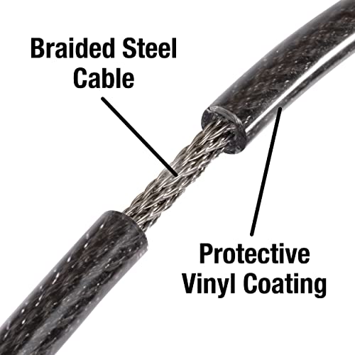 Master Lock 8370D Set Your Own Combination Bike Lock, 5 Feet Long , Black #TOP2