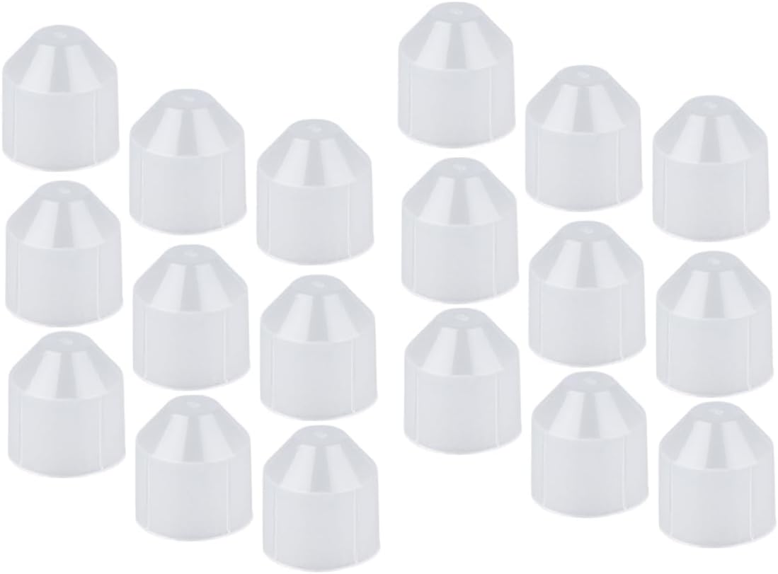 TEHAUX 400pcs Lamp Holder Protective Covers for Led Light Fixtures Easy Installation Accessory for Lighting