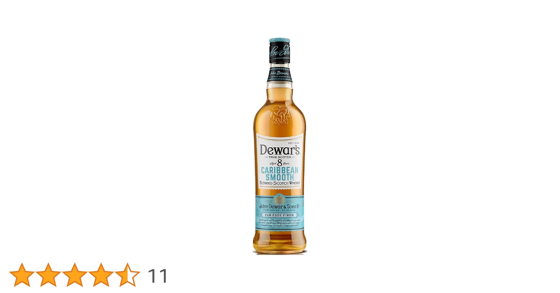 Amazon.co.jp: デュワーズ カリビアンスムース 8年 40% 700ml×1 （箱