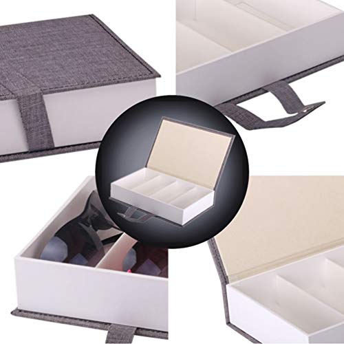 Hemoton Caixa de Armazenamento de Ã“culos de Sol Ã“culos Ã“culos Vitrine Jóias Ã“culos Organizador d