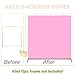 PATYDEST Square Arch Cover Pink 6.6x6.6FT Arch Wall Cover Double Sided Arch Covers Backdrop Stand Cover for Parties Spandex Fitted Arch Panels Backdrop for Birthday Baby Shower Garden Decor