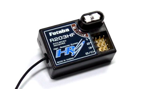 Futaba RC Model R203HF FM 27MHz 3ch R/C Hobby Odbiornik wysokiej odpowiedzi RE680 z RCECHO Pełna wersja Apps Edition