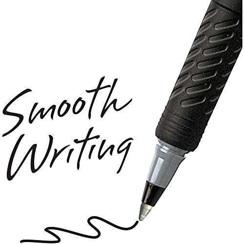 Bic Grip Stick Roller Ball Pen, Micro Fine Point (0.5 Mm), Black, 12 Pens (Grem11Bk) #TOP1