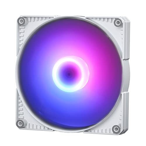 Phanteks SK140 White DRGB PWM 140mm Triple Fan Pack, High-Performance Cooling with Customisable Lighting, Quiet Operation - Image 4