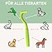 PurrCave® 3 Größen Zeckenhaken Set | Zeckenentferner für Hund, Katze & Pferd | Zeckenhebel ohne Zerquetschungsgefahr | Alternative Zecken Mittel Pinzette Zange
