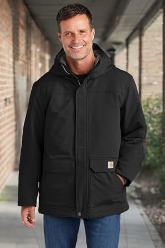 Carhartt M?ski p?aszcz Super Dux™ Relaxed Fit Insulated Traditional Coat, BLACK, S
