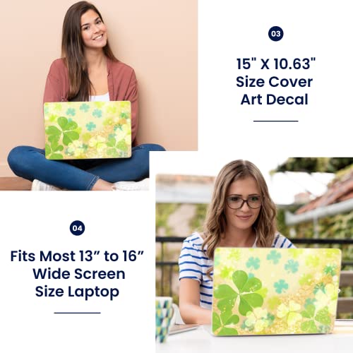 Image of LSS 15 15.6 inch Laptop Notebook Skin Sticker Cover Art Decal Fits 13.3 inch 14 inch 15.6 inch 16 inch HP Dell Lenovo Apple Asus Acer Compaq (Free 2 Wrist Pad Included) Irish