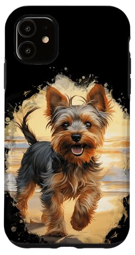 Yorkie Dog Watercolor Nature Yorkshire Terrier Dog Case for iPhone 11
