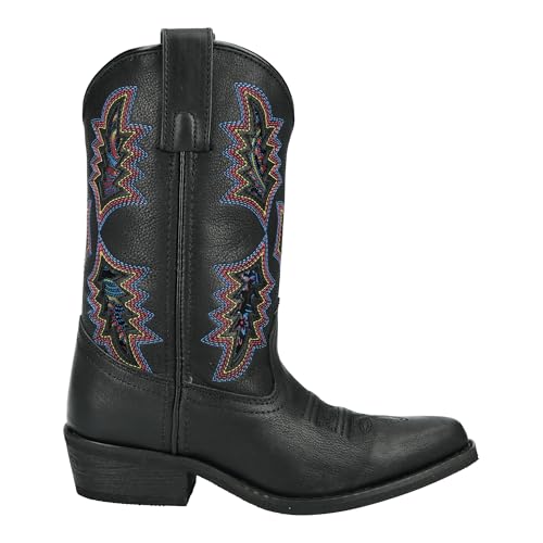 Smoky Mountain Western Boots Girls Leather Sierra Black 3414Y3